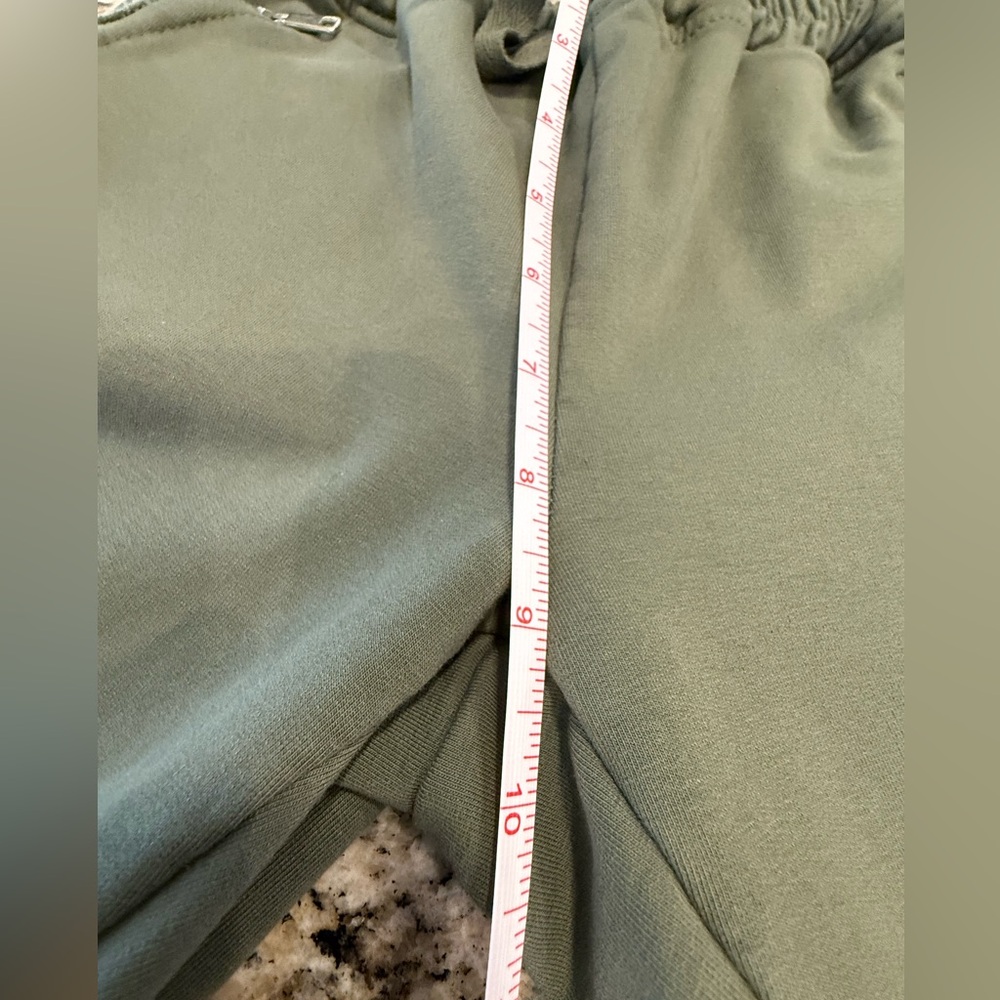 Nostalgia Italian army green joggers zip pockets SZ M - Picture 7 of 10